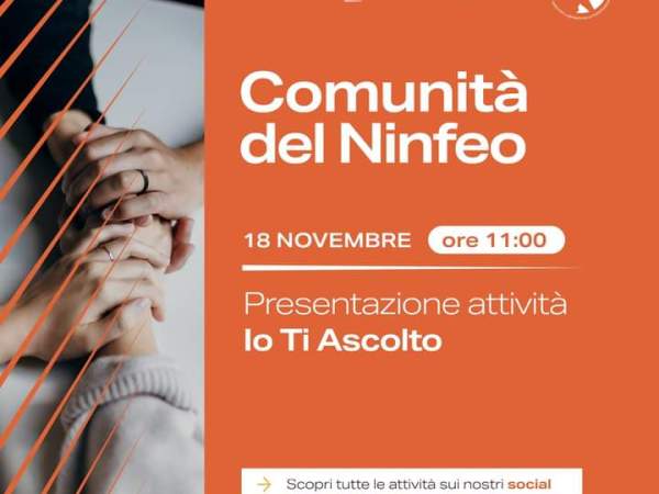 Comunità del Ninfeo, presentazione attività di TiAscolto